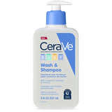 CeraVe Baby Wash & Shampoo 2-in-1 – Calming Tear-Free Bath Ritual for Sensitive Skin and Post-Bath Barrier Care