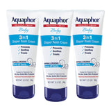 Aquaphor Baby Diaper Rash Cream – New Mom Welcome Basket Essential and Hospital Care Package Must-Have, 3.5 Oz Triple Pack