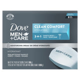 Dove Men + Care 3-in-1 Bar Cleanser Blue Eucalyptus + Birch for Men Gentle Bar for Sensitive Skin, Non-Stripping Body Face and Shave