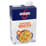 Swanson 100% Natural Chicken Broth – Ready-to-Use Cooking Liquid for Fast Weeknight Family Dinners
