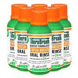 TheraBreath Dentist Formulated Oral Rinse – Mild Mint for Nightly Bedtime Self-Care Ritual, 3 Fl Oz (Pack of 6)