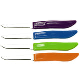 Chef Craft Select Paring Knife Set 4 Piece, Camping and RV Kitchen Essential, Compact Lightweight Blades for Outdoor Cooking
