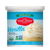 Miss Jones Baking Organic Vanilla Buttercream Gift for the Home Baker, Ready-to-Use Frosting