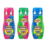 WARHEADS Super Sour Double Drops Liquid Candy – Road Trip and Car Cup Holder Snack, Portable 1.01 oz Squeeze Bottles, 3 Pack Assorted