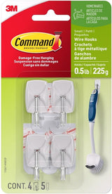 Command Small Wire Toggle Hooks – Cozy Living Room Wall Hooks for Christmas Stockings and Wreaths