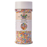 India Tree Nature's Colors Dye-Free Sprinkles – Simple Clean-Label Topping for Intentional Home Bakers, 6 oz Jar