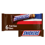 SNICKERS NFL Football Chocolate Bars, Caramel & Peanut – Travel-Friendly Individually Wrapped Candy for Outdoor Watch Parties and Cookouts