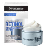 Neutrogena Rapid Wrinkle Repair Retinol Cream – Fragrance-Free Anti-Aging Moisturizer for Sensitive Skin Types