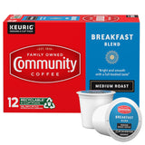 Community Coffee Breakfast Blend Pods for Quick Desk Coffee Breaks, Keurig 2.0 Compatible