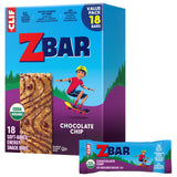 Clif Kid Zbar Chocolate Chip Soft-Baked Snack Bars – Lunchbox-Friendly Organic Treats for School-Age Kids (18 Pack)
