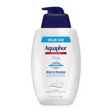 Aquaphor Baby Wash and Shampoo – Practical Baby Shower Gift for Expectant Parents, 25.4 Fl Oz Pump