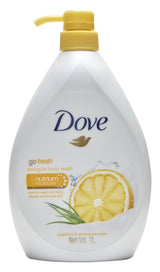Dove Go Fresh Energize Body Wash – Citrus and Herbal Scent for Meditation Space Refresh, 33.8 fl oz Pump