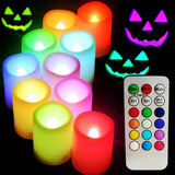 LuminAura Flameless Puck Light – Smokeless LED Alternative to Candles for Worry-Free Homes