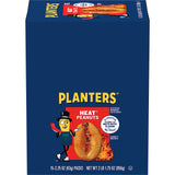 PLANTERS Heat Peanuts – Spicy Snack Gift Basket for Heat-Loving Friends and Coworkers, 2.25 oz Packs, 30-Count