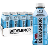 BODYARMOR LYTE Blueberry Pomegranate – Clean-Label Electrolyte Drink for Self-Care Hydration Rituals, No Sugar Added Coconut Water Sports Beverage, 16 Fl Oz Pack of 24