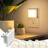 L LOHAS LED Night Light – Child-Safe Nursery and Bedroom Plug-in Light, Cool-Touch 0.3W Dusk-to-Dawn Sensor