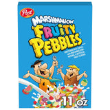 Post Fruity PEBBLES Marshmallow Cereal – Fruity Cereal for Kids Lunchbox and After-School Snack