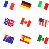 World Flag Gift Set 50 Countries – Thoughtful Present for World Cup Fans, Sports Bar Owners and Travel Lovers