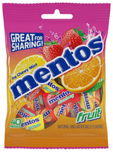 Mentos Chewy Mint Candy Fruit Rolls – Gluten-Free Chewy Treat for Mindful Snacking and Afternoon Sweet Craving Breaks