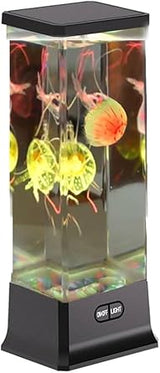 COLORLIFE Jellyfish Lamp Tank with Color Changing LED – Unique Birthday Gift for Her, Relaxing Mood Light for Bedroom Nightstand