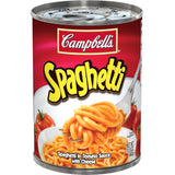 Campbell's Canned Spaghetti for Camping Trip Pantry, Shelf-Stable Heat-and-Eat Meal