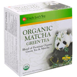 Uncle Lee's Organic Matcha Green Tea Bags – Steady Mid-Afternoon Cold Brew for Desk and Break Room
