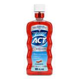 ACT Anticavity Zero Alcohol Fluoride Mouthwash for Mindful Evening Wellness Ritual, 18 fl. oz. Cavity Defense