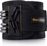 Magnelex Magnetic Wristband – Hands-Free Screw Holder for Carpenters, Contractors and Electricians on the Job Site