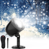 Lumora Holiday Snowfall Projector – Portable Outdoor Christmas Lights for Patio, Camping & Open-Air Gatherings