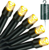 Joomer Waterproof Battery Lights – Patio and Garden Fence String Lights with IPX4 Rating, 66ft 200 LED Multicolor
