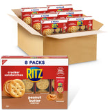 RITZ Peanut Butter Sandwich Crackers – Individually Wrapped Kids Snacks for Lunchboxes and Playdates