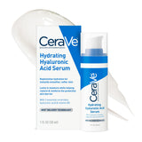 CeraVe Hyaluronic Acid Serum – Plumping Moisture Boost for Self-Care Bathroom Routine, Fragrance Free