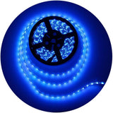 ALITOVE 16.4ft Waterproof Blue LED Strip Light for Patio, Deck and Garden Pathway Accent Lighting, 12V IP65