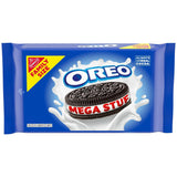 OREO Mega Stuf Cookies – Desk Drawer Pick-Me-Up and Shared Workplace Treat, Resealable 17.6 oz Pack