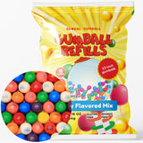 Gluten Free Gumballs for Gumball Machine Refill Kids Snack Pack Assorted Fruit