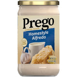 Prego Homestyle Alfredo Pasta Sauce, 22 oz Jar – Clean-Ingredient Alfredo with No High Fructose Corn Syrup