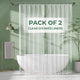 Clear - 72"W x 84"L (Pack of 2)