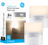 GE LED Motion Night Light – Cool-to-Touch Plug-in Light for Nursery and Kids Room, 2 Pack