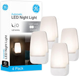 GE LED Night Light – Child-Safe Plug-in for Nursery and Kids Bedroom with Dusk-to-Dawn Sensor