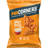 PopCorners Spicy Queso Popped Corn Chips – After-School Snack for Kids' Lunchboxes and Pantry