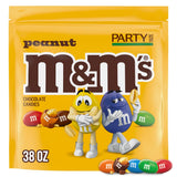 M&M'S Peanut Bulk Party Bag – Vibrant Holiday Candy Bowl Centerpiece for Christmas Celebrations