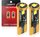LASFIT 194 LED Bulb for License Plate and Dome, Brighter White Light for Quick Night Errands