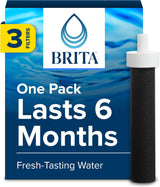 Brita Water Bottle Replacement Filters – Portable Hydration for Camping and Hiking, 3-Pack of BPA-Free Cartridges