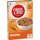 Fiber One Cereal, Original Bran – Gut Health Breakfast Bowl for Mindful Mornings, 19.6 oz