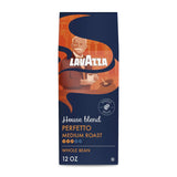 Lavazza House Blend Perfetto Whole Bean Coffee 12oz – Premium Italian Coffee for Elevated Home Bars, Crafted Arabica Medium Roast