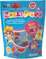 Zollipops Clean Teeth Lollipops – Easter Basket and Stocking Stuffer Gift for Kids, Dentist Approved Anti Cavity Candy 5.2oz