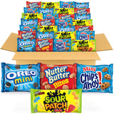 Nabisco Snack Variety Box – 32 Individually Wrapped Mini Cookie and Candy Packs for School Lunches and Class Parties
