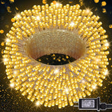 Lumhero Halloween String Lights – 98.5ft Outdoor Patio String Lights with 8 Modes, Waterproof Connectable LED for Camping and Yard