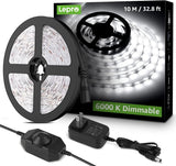 Lepro LED Strip Light – Bedroom Accent Lighting for Modern Home Decor, 6000K Daylight White Tape