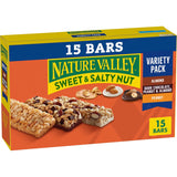 Nature Valley Sweet and Salty Nut Granola Bars – Portable Backpack Snack for Backcountry Hikes and Picnics, 18 oz Box